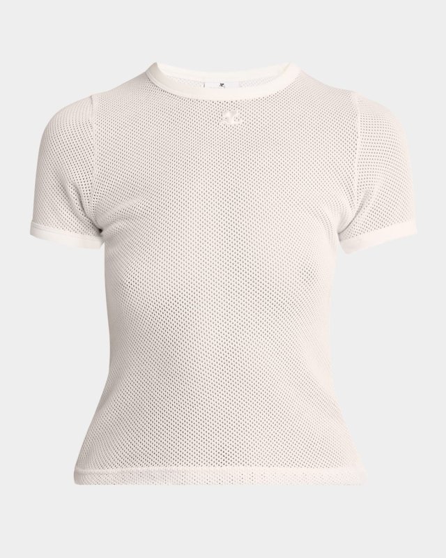 Perforated Short-Sleeve T-Shirt